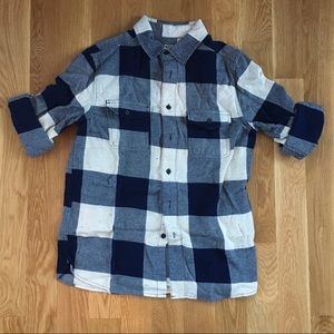 Mossimo Supply Plaid Button Down Top